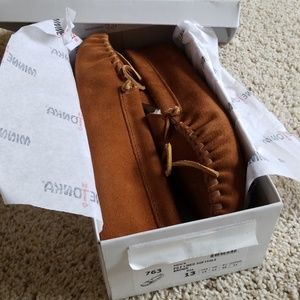 LAST CHANCE Mens Brown Slippers